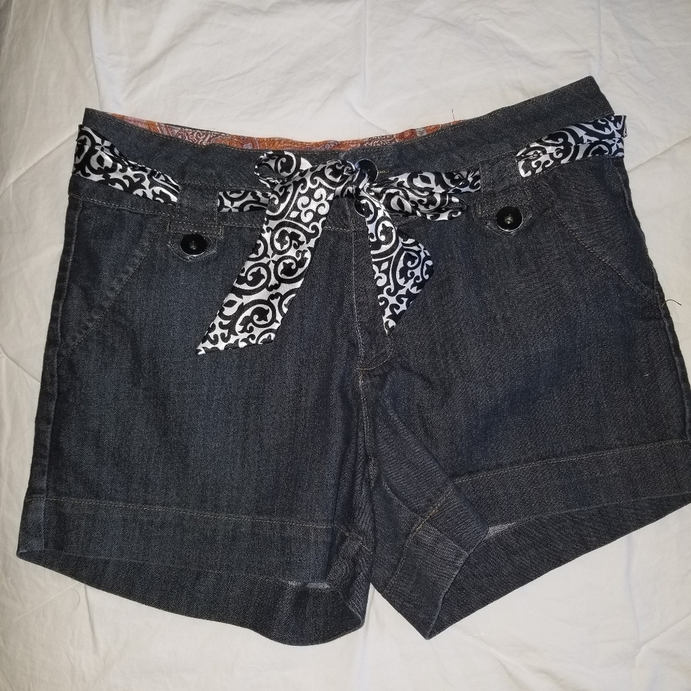 Denim shorts